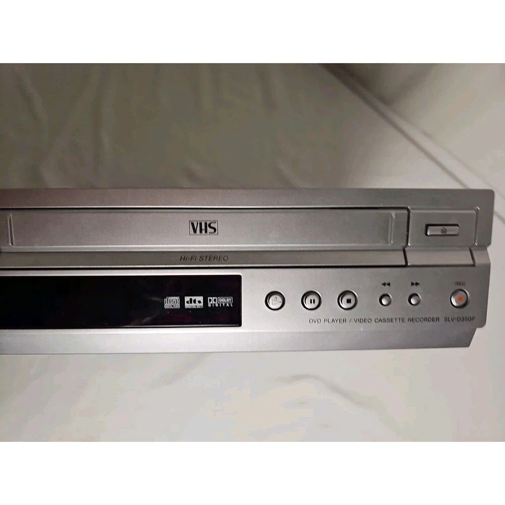 Sony SLV-D350P DVD VHS Combo Player Hi-Fi VCR Tested Working No Remote